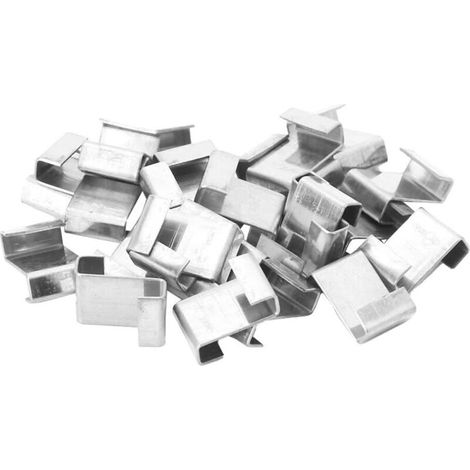 – Lot de 50 clips en Z pour serre en acier inoxydable – Résistant à la rouille – Fixation verre pour cadre aluminium – Protection intempéries (1/4)