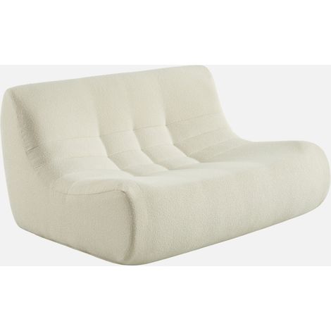 Poltrona bouclé testurizzata, 2 posti