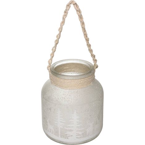 Laterne Schneelandschaft H.16cm - Feeric lights & christmas