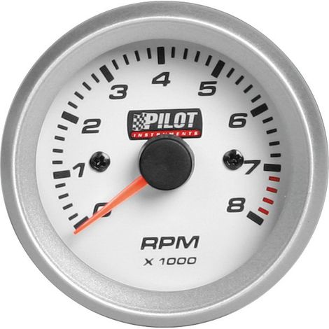 Contagiri 0-8000 RPM - Ø 2” (52 mm) - Blue-Light - 3/4/6 cilindri (1/2)