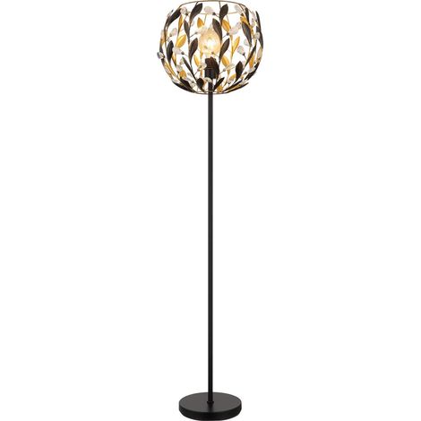 Globo - lámpara de mesa - MIKA - negro - metal - Ø 40cm - E27 - (1/5)