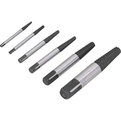 Extracteur de Vis Cassées 6 Pièces - Outil Portable Léger et Robuste (1/5)