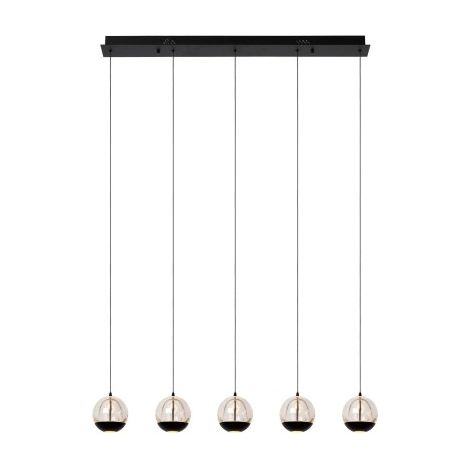 Lampe pendante de conception Sentubal Noir à 5 lumières - 13498/25/30