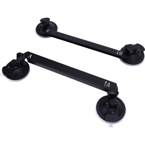 Support de fixation rectangulaire à ventouse pour antenne satellite, compatible avec toit ouvrant, lunette arrière et pare-brise de mini-voiture, aluminium, signal stable, pour camping-cars, bateaux e (1/5)
