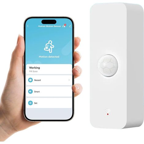 Boite Aux Lettres Detecteur de Mouvement Système de Sécurité Domestique Intelligent, Détecteur de Mouvement sans Fil pour La Surveillance À Distance (1/5)