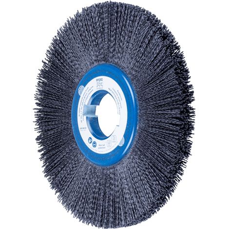 PFERD TOOLS COMPOSITE FLEX Rundbürste RBUP Ø 250x13x50,8 mm Keramik-Filament-Ø 1,10mm Korn 80 stationär