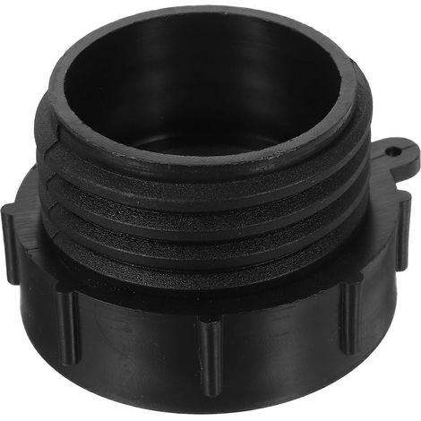 Adaptateur pour conteneur IBC 60 mm, filetage fin vers filetage grossier, convertisseur de réservoir d'eau-7.00X5.00X5.00CM-Black (1/4)