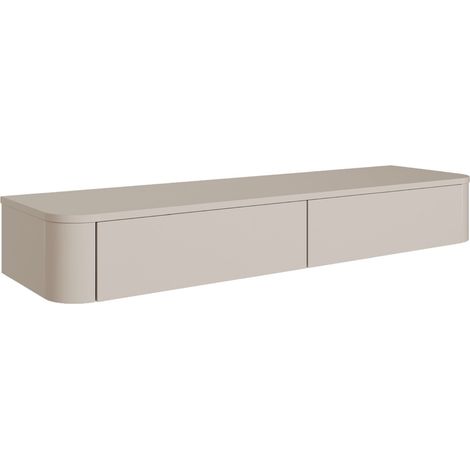 Selsey Luvio Slim – Mobile TV sospeso, grigio cashmere, 140 cm