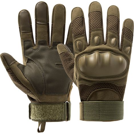 Gants De Protection - Résistance Coupure Et Température - Doigts Tactiles - Pour Jardinage Bricolage Moto - 1 Paire (1/5)
