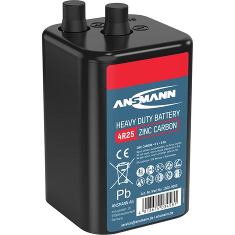 Ansmann 4R25 Spezial-Batterie 4R25 Federkontakt Zink-Kohle 6 V 9000 mAh 1 St. (1/3)