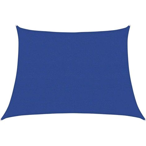 Maison Exclusive - Sonnensegel 160 g/m² Trapezform Blau 4/5x3 m H