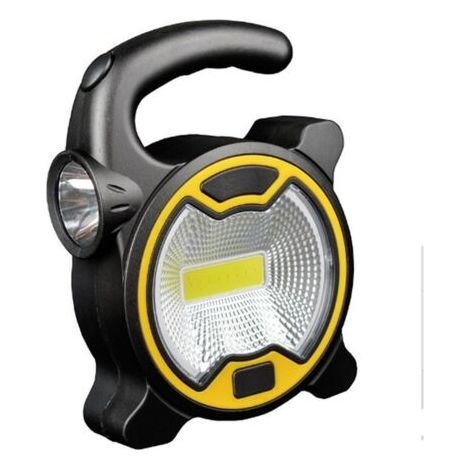 Lanterne Portable étanche à LED COB, projecteur d'urgence, Rechargeable, pour le travail, la randonnée en plein air, le Camping (1/5)