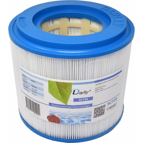 Darlly SC729 Kartuschenfilter Ersatzfilter Whirlpool Down East Spas Master Spas (1/5)