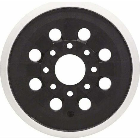 Lot de 2 patins abrasifs de rechange pour ponceuse orbitale, diamètre 127 mm, 8 trous, compatibles avec modèles courants (1/5)