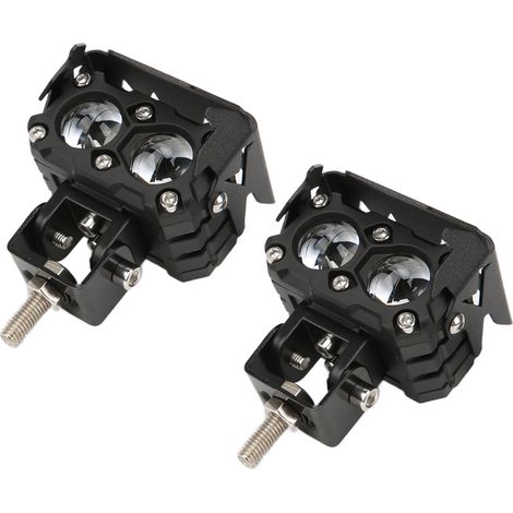 2 x 120W 4500LM LED-Scheinwerfer, gelbes und weißes Licht, IP67 wasserdicht, Scheinwerfer für Motorräder, SUVs und Pickups (1/5)