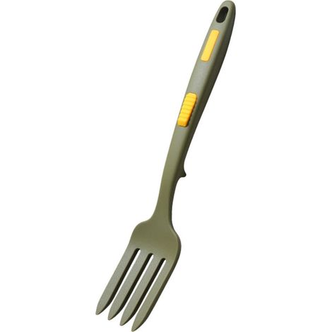 Fourchette De Cuisine En Silicone - Résistante À La Chaleur - Anticollante - Multifonctionnelle - Pour Mélange Et Cuisson - 1 Pièce (1/5)