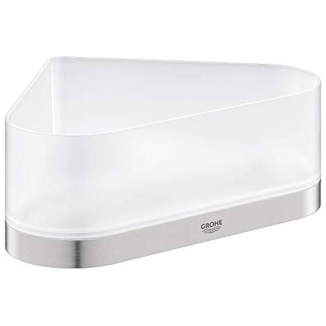 Grohe Selection Vassoio angolare per doccia con supporto Cromo spazzolato, 41038DC0 (1/3)