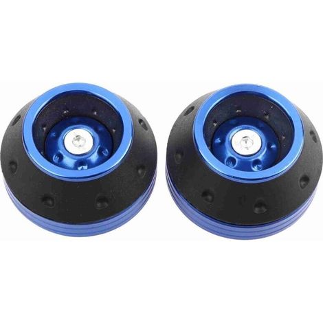 Cadre de roue de fourche avant en aluminium CNC, curseur de moto, Protection contre les chutes, Scooter, cyclomoteur, bleu