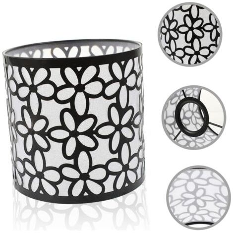 CCYKXA 1 pièces Abat-jour Simple Métal Pour Lampe De Table Remplacement Abat-jour Décoratif Abat-jour Pour Restaurant Ou Hôtel,Diamètre 14,5 cm / Hauteur 14 cm (1/5)