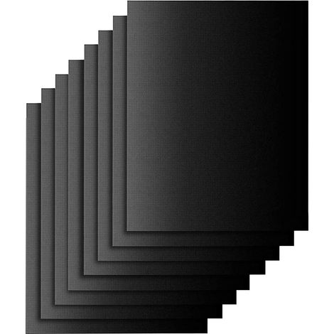 APEX Tapis de cuisson pour barbecue, lot de 8 tapis de cuisson antiadhésifs réutilisables pour barbecue au charbon de bois, au gaz (1/5)
