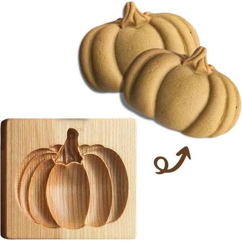 Emporte-pièce en bois - SALUTUYA - Moule à biscuits - Bois de hêtre - 15x10x2 cm - Motif floral (1/4)