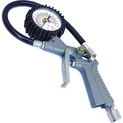Pistolet Compresseur De Gonflage De Pneus Avec Baïonnette Manomètre De Pression Des Pneus
