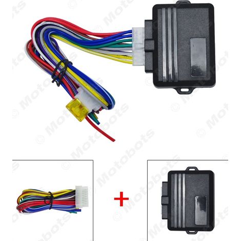 Lève-vitre universel 12 V pour voiture, lève-vitre automatique, pièces de modification pour ferme-vitre intelligent universel à quatre portes (1/4)