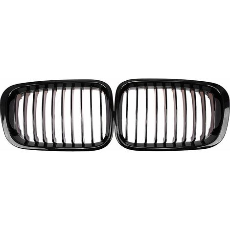 2-teiliger Frontgrill im Rennsport-Stil für BMW 3er E46 4-Türer Limousine 1998-2001