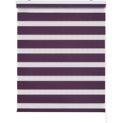 STOR PLANET - TENDA A RULLO A DOPPIO TELO SERIE DUOLUX PRUGNA 140 x 250 cm (1/2)