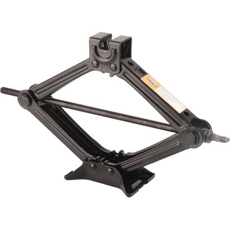 Cric ciseaux portable en acier, capacité de charge 2 tonnes, pour voiture, camion, fourgonnette ou SUV. (1/5)