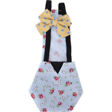 Haofy Diaper de Poulet pour Animaux de Compagnie Beau Design d'arc, Sac Intérieur pour Serviettes en Papier, adapté aux Poulets (S Blue). (1/5)