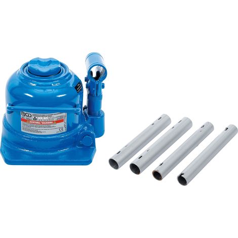 Bgs Technic – Cric hydraulique extra plat 10 t – Construction acier massif – Hauteur de levage 20 mm – Valve de sécurité intégrée – Utilisation en espaces restreints (1/5)
