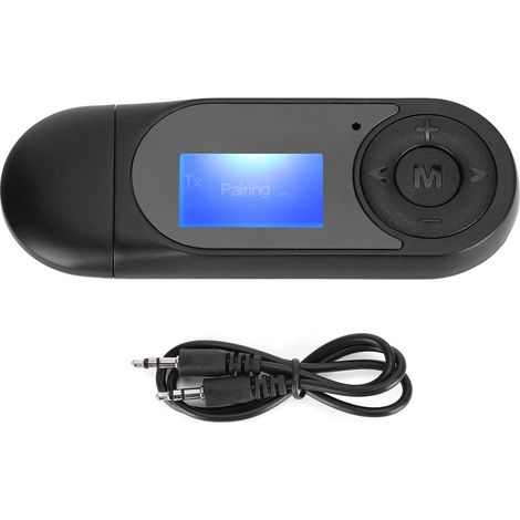 Adaptateur Bluetooth 5.0 Écran LCD T13 Émetteur Récepteur 2 en 1 Appels Mains Libres (1/5)
