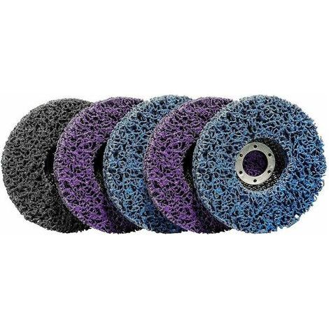 5 Disques de Nettoyage CSD 115 mm Pour Meuleuse d'angle En Nylon Pour éliminer la Rouille les Soudures Éliminer la Peinture la Rouille et l'oxydation (1/5)