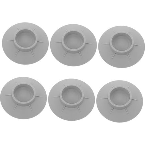 6pièces Tapis Antivibration Caoutchouc Pour Machine à Laver Et Sèche-linge Stabilisateur De Bruit Et Absorption Sols (1/5)