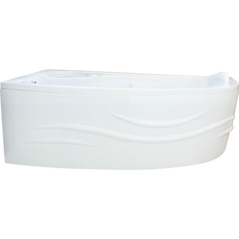 ONDEE - Bañera FANY - Bañera de esquina - ABS y acrílico reforzado 3mm - Blanco - 135x135cm (1/5)