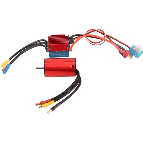 Kit moteur brushless ESC 4400KV étanche, contrôleur brushless 35A pour voiture RC 1/12 HSP (1/5)