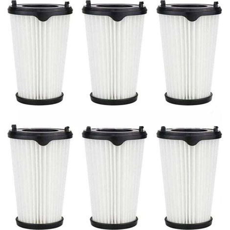 Sechs Ersatz-HEPA-Filter für Ergorapido AEF150 AEG CX7 CX7-2 Staubsauger, inklusive Reinigungsbürste.