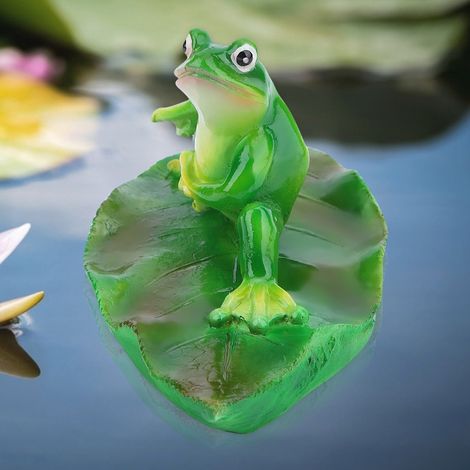 Décoration flottante artificielle pour bassin, fleur et animal aquatique, idéale pour maison, fête et jours fériés. (1/5)