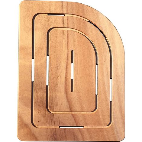 Pedana doccia in legno marino 74x55 cm lato destro per piatto doccia 70x90