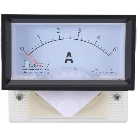 85C17 Ampèremètre analogique de panneau, courant continu 1A 2A 3A 5A (1/5)