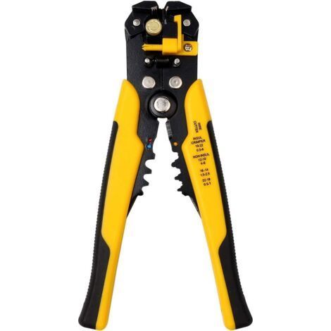 Automatic Stripping Pliers, Universal Stripping Tool with Precision Adjustment for AWG 22-10 (0.56.0mm²) Cables for Stripping, Cutter (1/5)