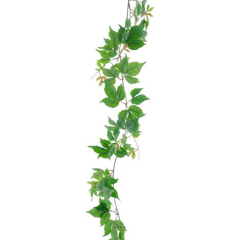 Guirlande feuillage de lierre de Boston artificiel JOY L 150 cm tissu enduit (1/3)
