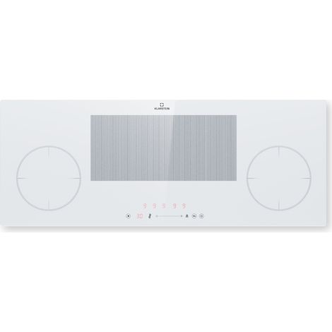 Klarstein – Plaque induction encastrable 4 feux 7000W – Touch control – Flex zone 18 cm – Minuterie et affichage numérique – Design élégant en verre céramique