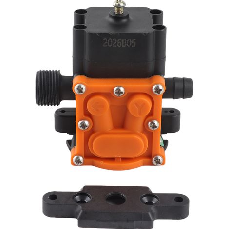 Bomba de presión de diafragma de 12 V para agricultura y jardinería, pulverizador eléctrico, accesorios para bombas de agua, tipo C, antirretorno, rosca única duradera que no se obstruye. (1/5)