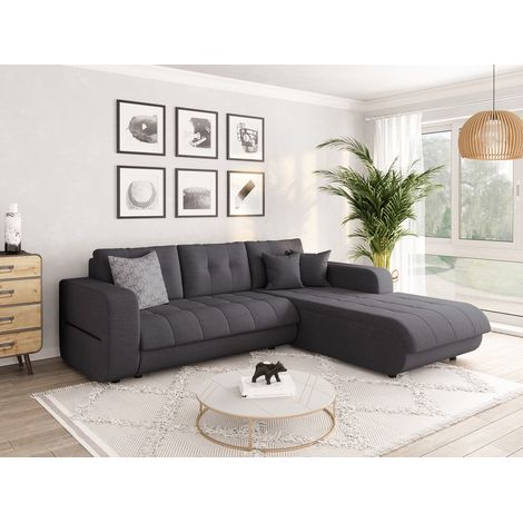Canapé d'angle convertible en tissu moderne Cecilia (1/5)