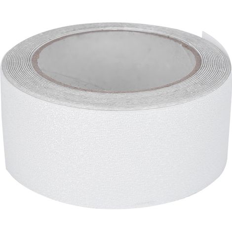 Ruban antidérapant imperméable 50mm x 5m, transparent mat, adhésif haute friction pour escaliers, bande de sécurité antidérapante (1/5)