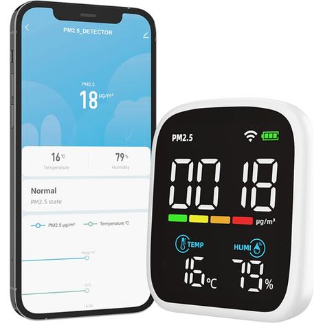 Tuya Smart WiFi Monitor di Qualità dell'aria PM2.5 (1/5)