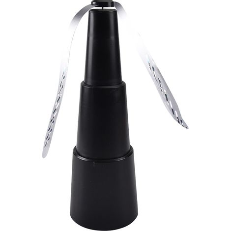 Ventilatore portatile per interni ed esterni, ricaricabile, telescopico, ideale per barbecue, eventi e ristoranti, colore nero. (1/5)