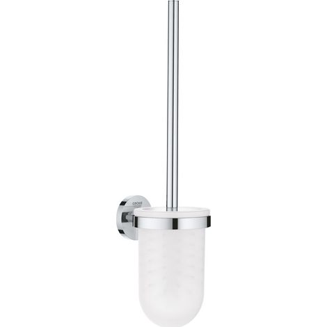 Grohe QuickFix Start - WC-Bürste zur Wandmontage, mit Halter, Glas/Chrom 41185000 (1/5)
